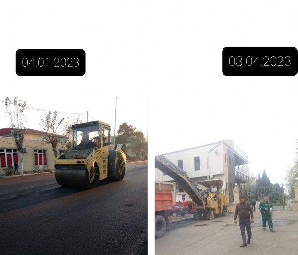 “Topxana” yeni qoyduğu asfaltı "qaşımağa" qayıtdı