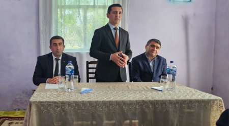 YAP Biləsuvar rayon təşkilatı Ovçubərə kənd ərazi partiya təşkilatında hesabat-seçki yığıncağı keçirib