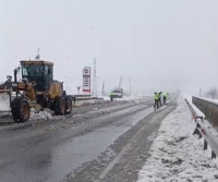 Biləsuvarda qarlı hava şəraiti nəzarət altındadır