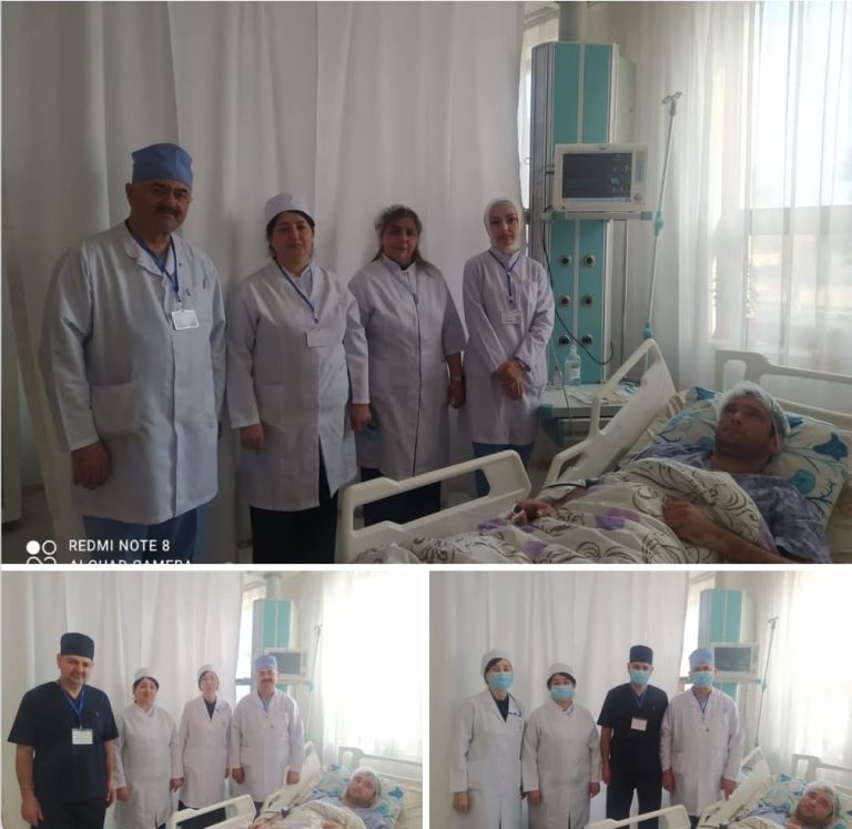Biləsuvar Rayon Mərkəzi Xəstəxanasına aqonal vəziyyətdə hospitalizasiya olunan pasiyentin həyatı xilas edilib – FOTO