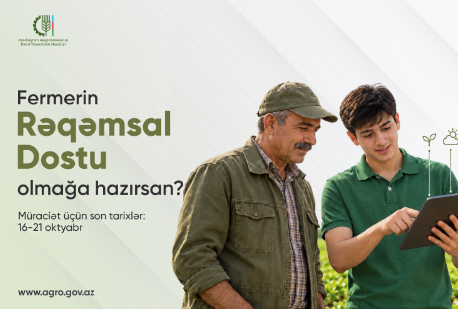 Kənd Təsərrüfatı Nazirliyi könüllü qəbulu üçün elan etdi